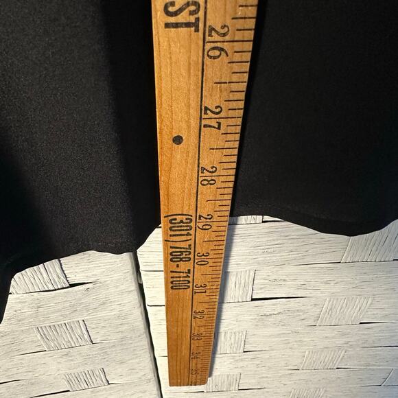 Bob Mackie women’s blouse orange black zipper collar bold print Bohemian satin￼ - Picture 9 of 11